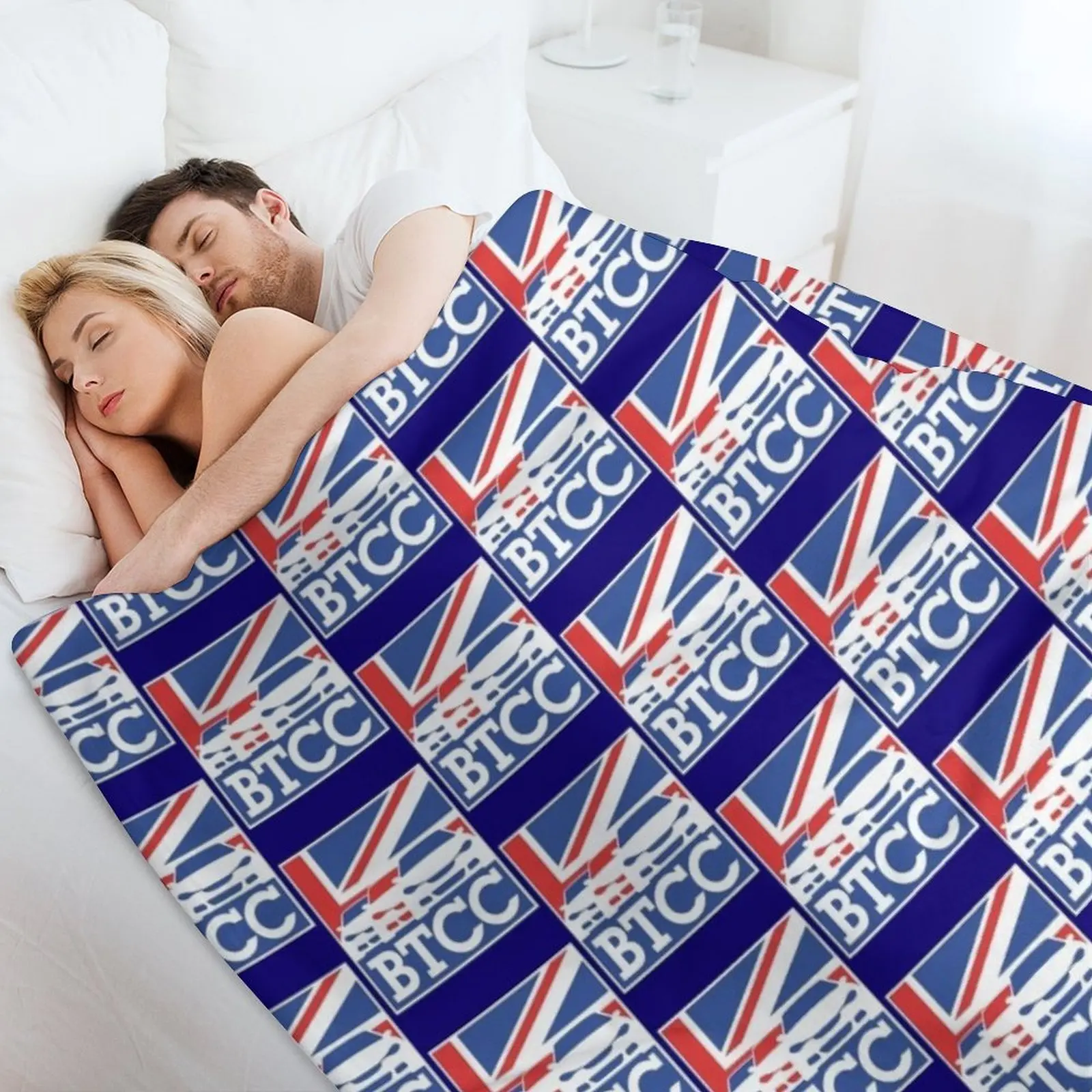 Логотип BTCC идеальный подарок плед тонкие походные одеяла