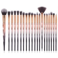 20pcsset female makeup brush set for eyebrows shadows eyelash brushes foundation cosmetics blush eye shadow tools beauty health