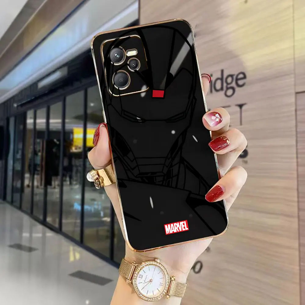 Гладкий Чехол с рисунком Железного Человека-паука Marvel Line E-TPU чехол для телефона