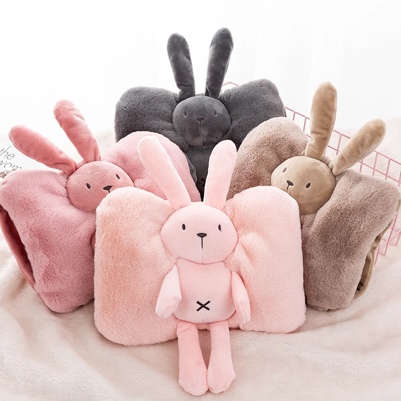 

Hot Water Bottle Charging Cute Plush Warm Baby Removable and Washable Automatic Power Off Student Female Winter Hand Warmer