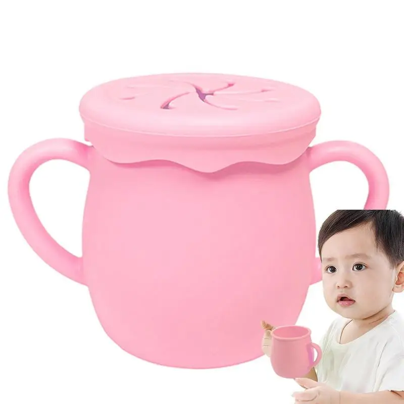 

Baby Feeding Drinkware Cups For Baby Learning Feeding Cups Snack Cup Food Grade Silicone Tableware Toddler Water Cup