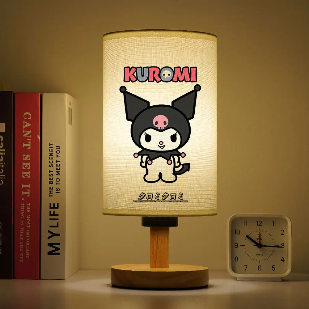 

Sanrio KuromiCartoon мультяшная детская настольная лампа для обучения общежитию мягкая искусственная защита глаз Ночная лампа подарок на день рождения