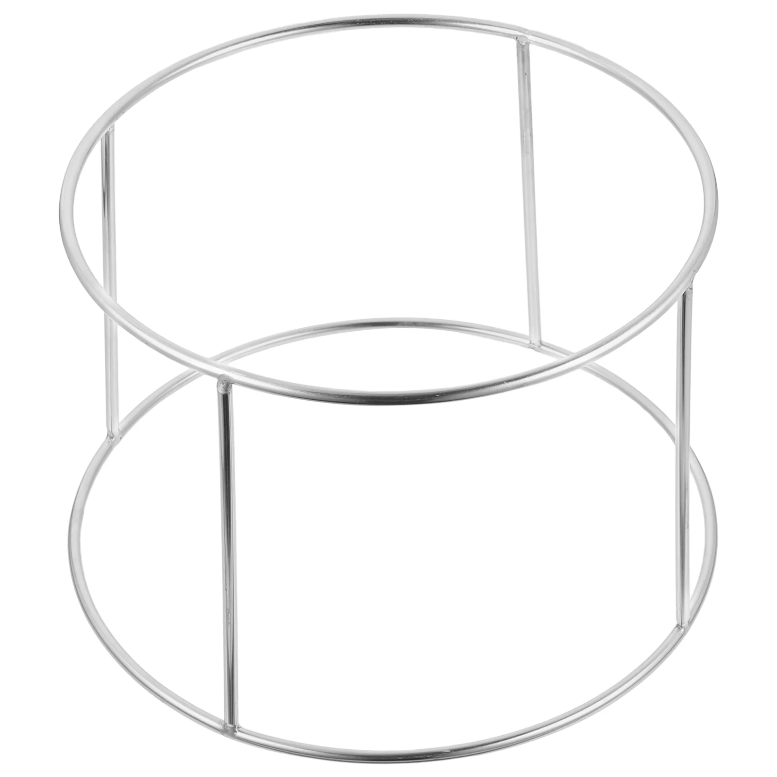 

Grill Rack Food Tray Double-layer Holder Stainless Steel Pizza Serving Utensils