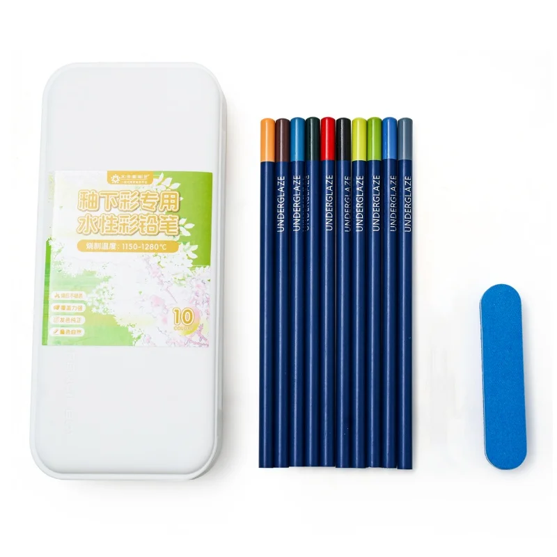 Цветные карандаши для керамики Slx-wh 10 цветов