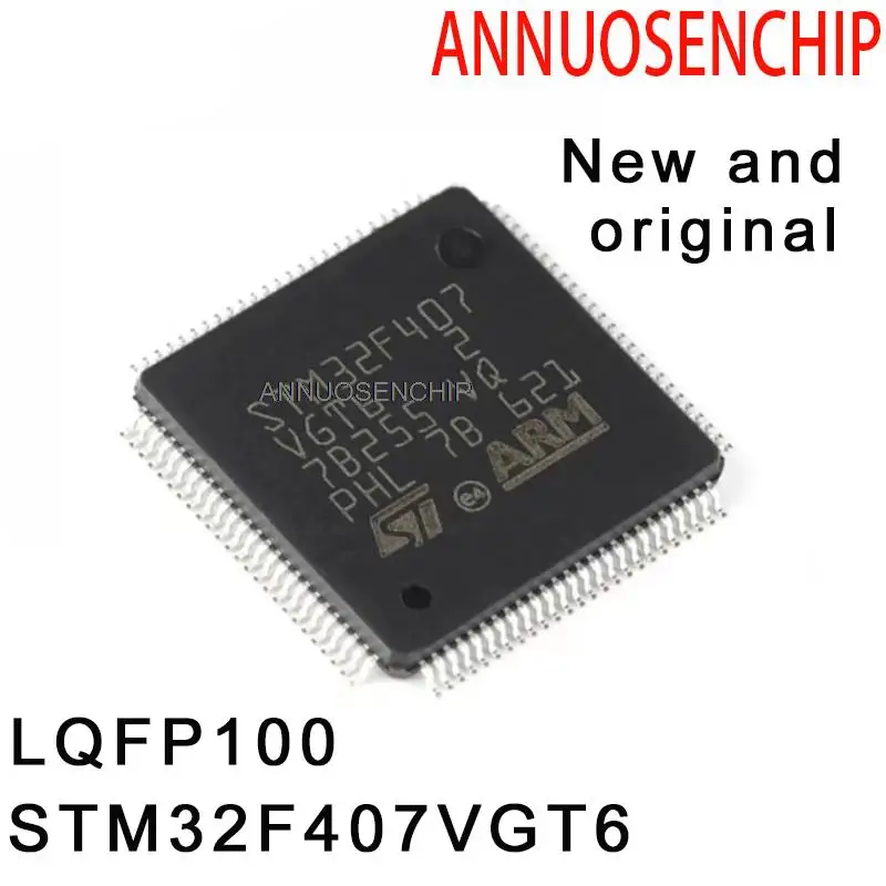 1 шт. Новый и оригинальный микроконтроллер STM MCU IC LQFP100 Flash 192 Кб RAM ARM STM32F407 VGT6 STM32F407VGT6