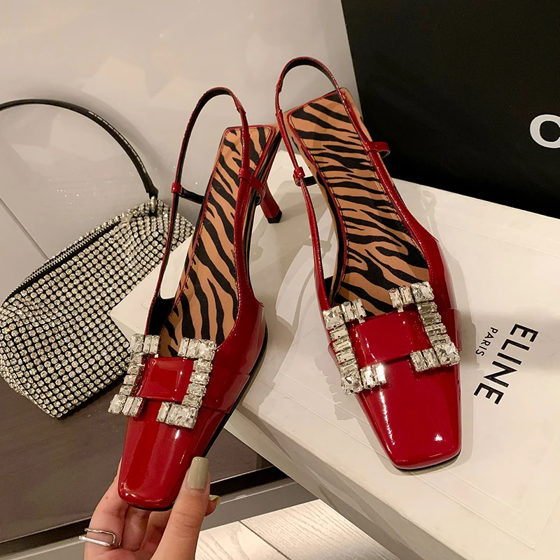

2022 new summer Ladies sandals natural leather 22-25cm cowhide upper + sheepskin lining / insole women shoes Zebra print insole