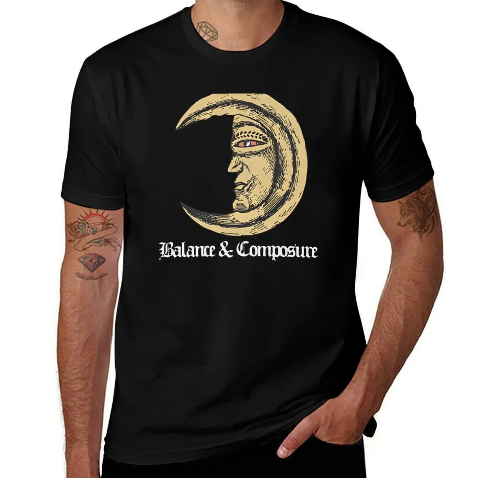 Фото Футболка Balance and Composure Merch Basic Plain Tee для весны и лета №1