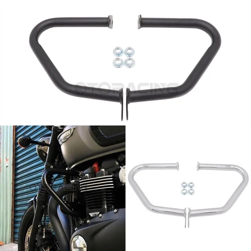 

Motorcycle Engine Guard Crash Bars For Triumph Bonneville T100 T120 Bobber Thruxton 1200/R Street Cup/Twin Speed Twin 2016-2022