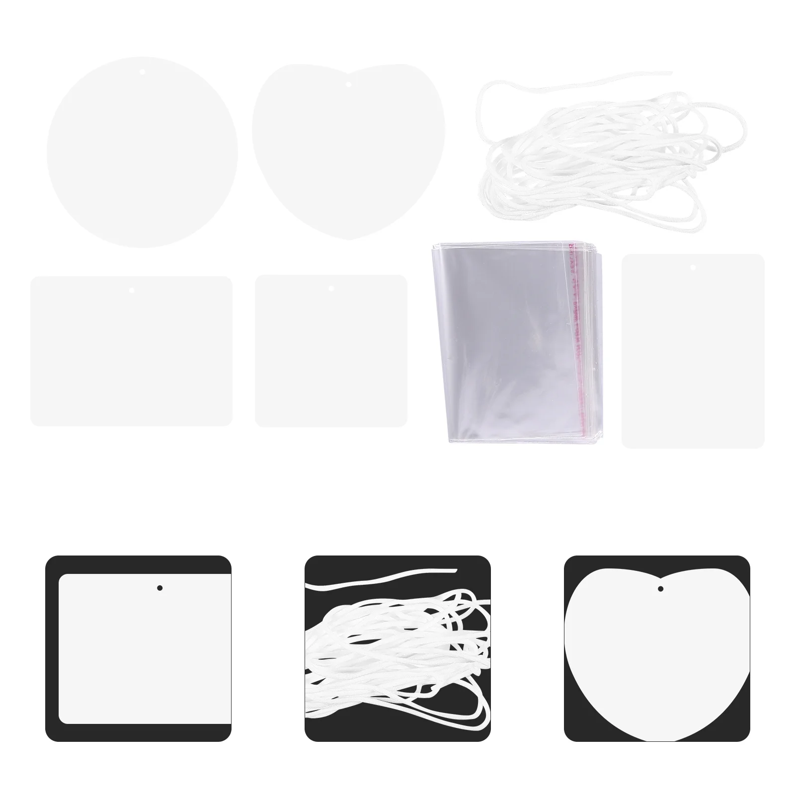 

1 Set/210pcs Durable Mild Practical Essential Oil Pad Car Diffuser Pad Diffuser Refill Pad