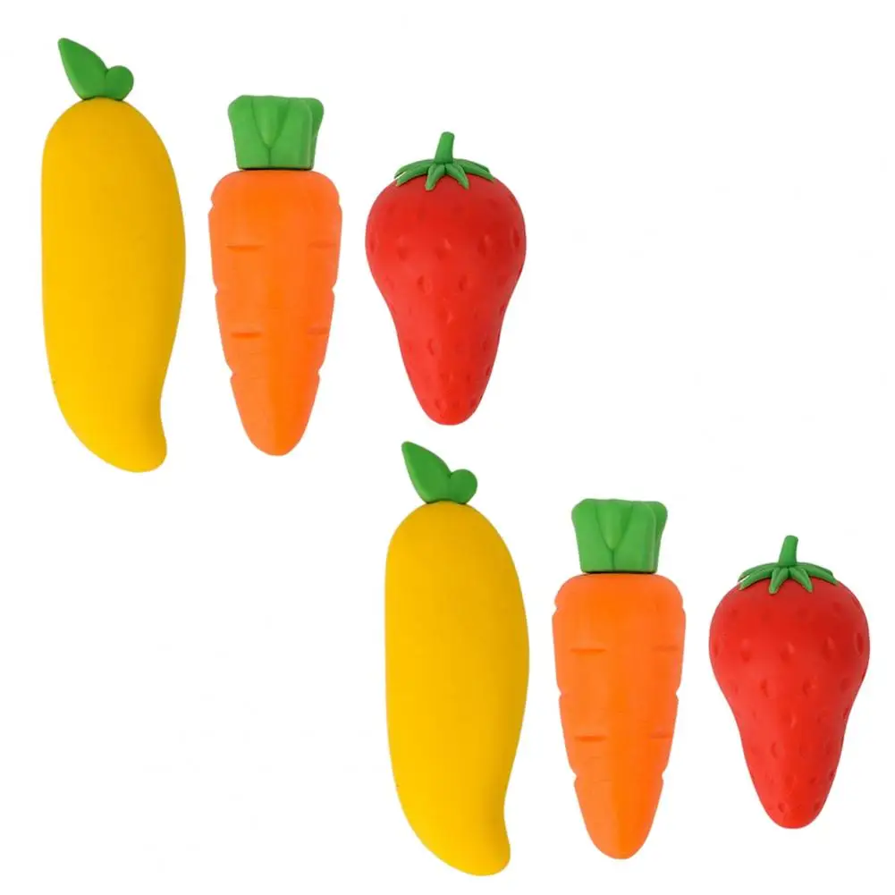 

Wipe Clean School Supplies Kids Mini Fruit Collection Erasers for Student