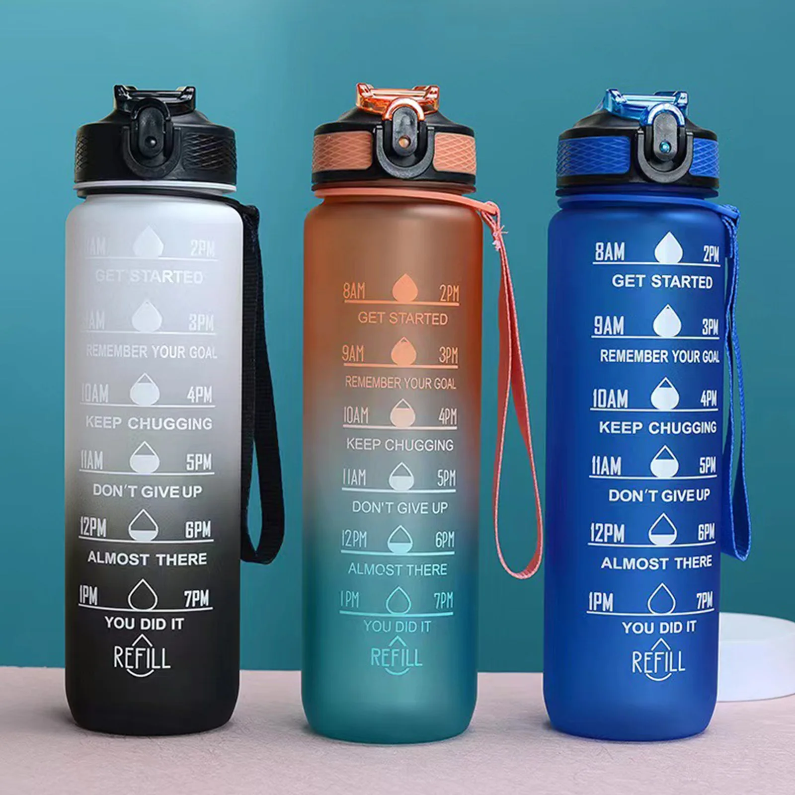 Новая Спортивная бутылка для воды мужчин и женщин Мужская пластиковая чашка с