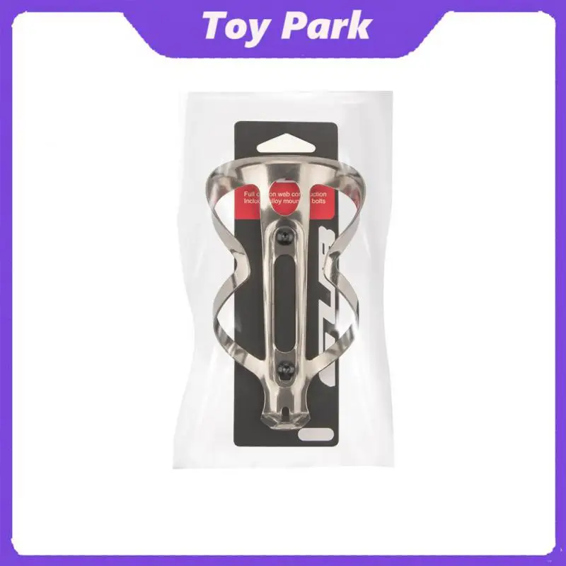 

Titanium Alloy Road Bike Water Cup Holder Convenient Bottle Cage Smooth Edge Environmentally Friendly Bicycle Bottle Cage Light
