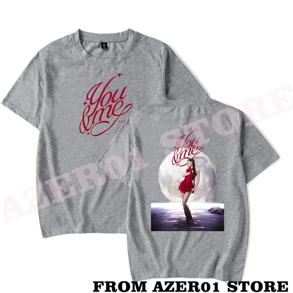 Футболка JENNIE You &amp Me для танцев в лунном свете летняя Мужская/женская уличная