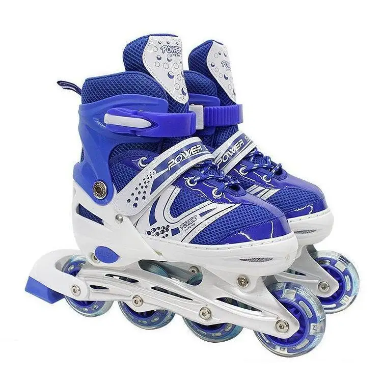 202205 Children's skates flash roller adult adjustable men and women |