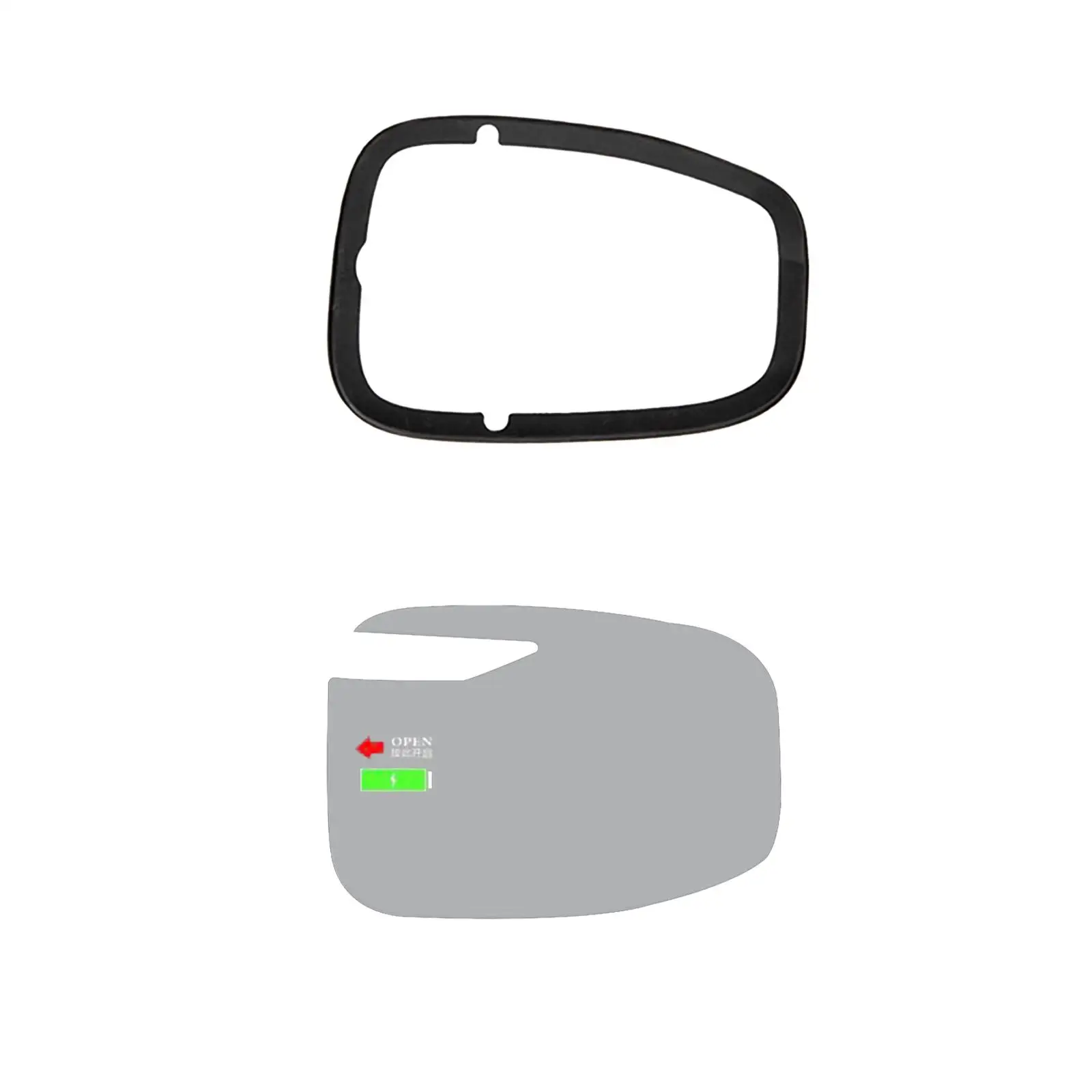 

2x Charging Port cover Sticker Seal Rings Protective Film for Byd Atto 3