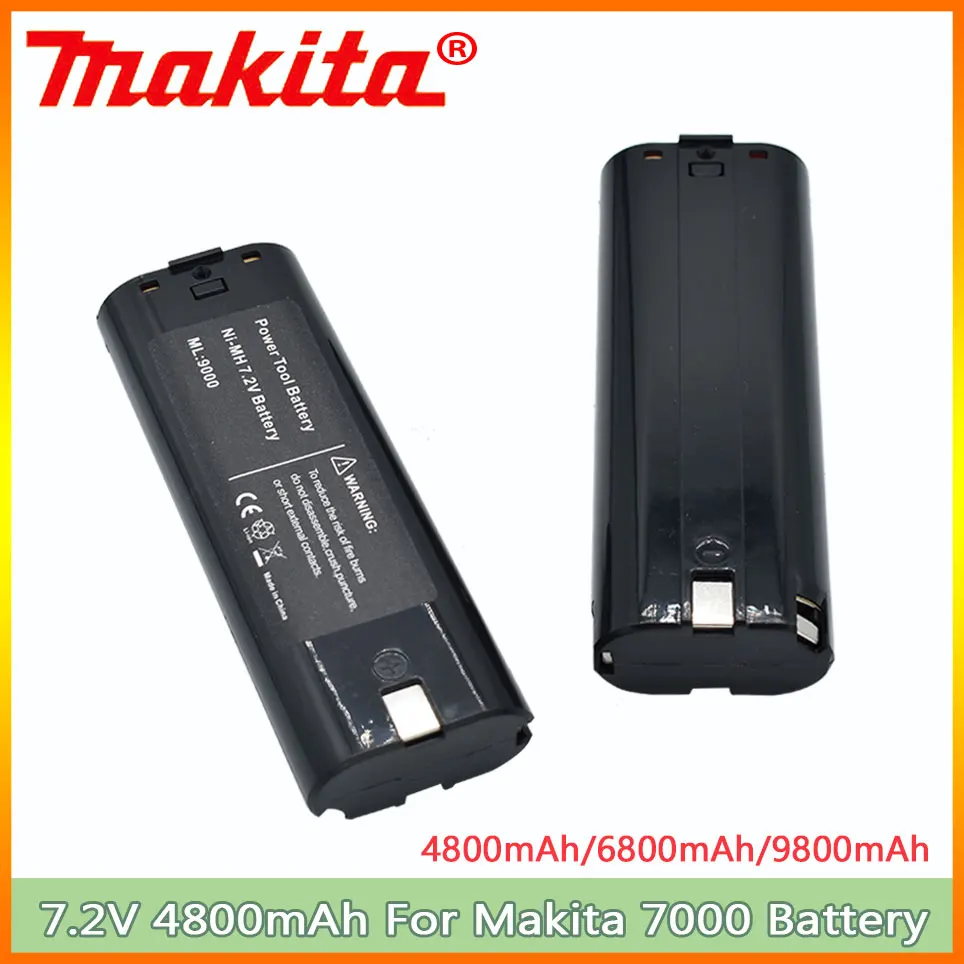 

7.2V New Makita 4800mAh 6800mAh NiMH Replacement Battery for Makita 7000 7002 7033 191679-9 632002-4 632003-2 192532-2 192695-4