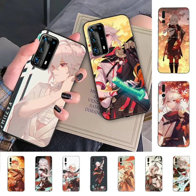 

YNDFCNB Genshin Impact Kaedehara Kazuha Phone Case for Huawei P30 40 20 10 8 9 lite pro plus Psmart2019