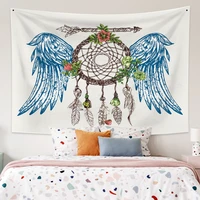 dreamcatcher tapestry dreamy feather wing hippie boho wall hanging aesthetic baby living room bedroom art decoration blackets