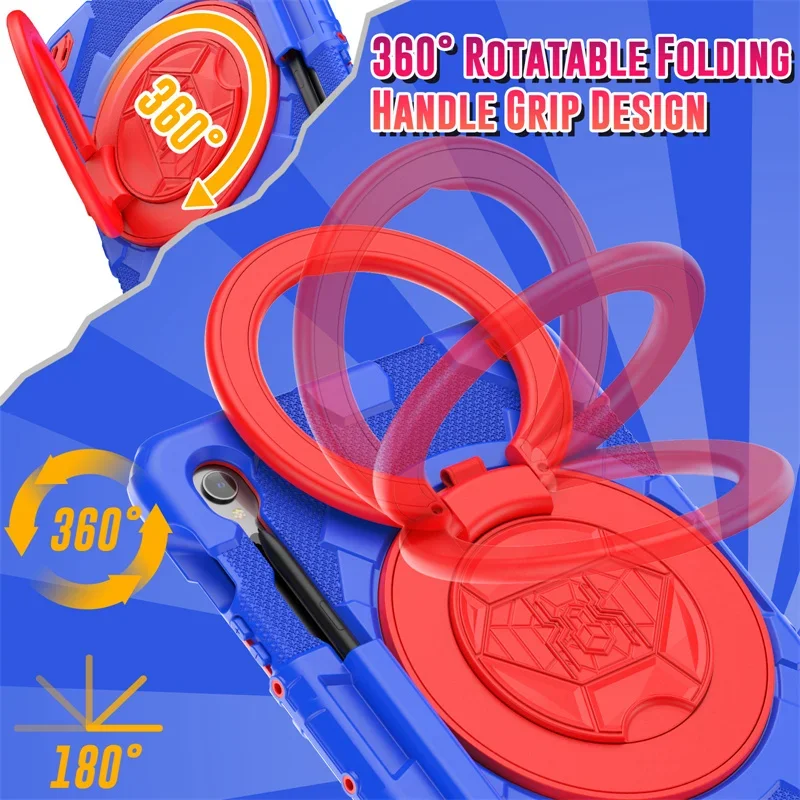 Противоударный чехол для Samsung Galaxy Tab S9 11 Plus 12 4 дюйма 2023 X FE чехлы с ремешком на плечо