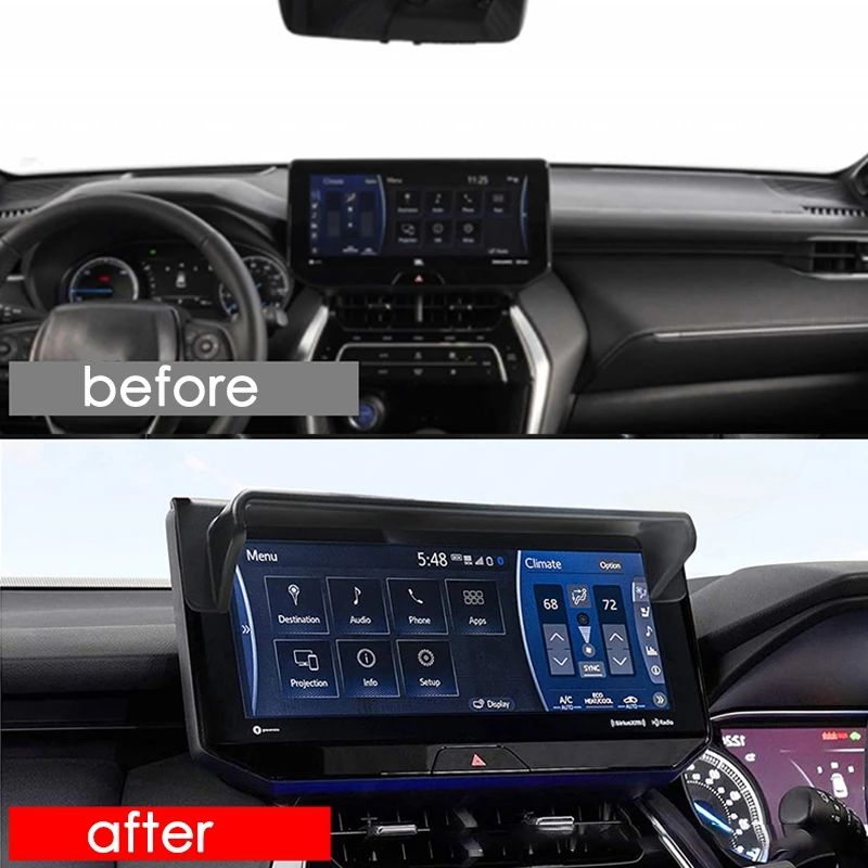 Для Toyota Harrier 2020 2021 автомобильный навигатор солнцезащитный козырек GPS-навигатор