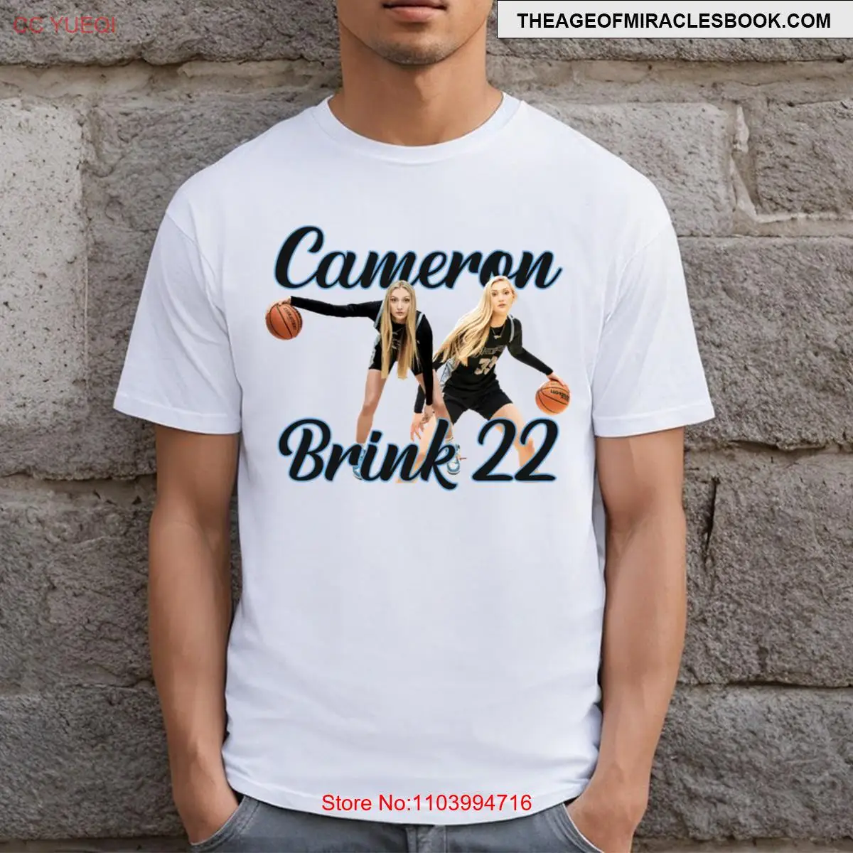 Футболка для фристайла с мячом Cameron Brink 22