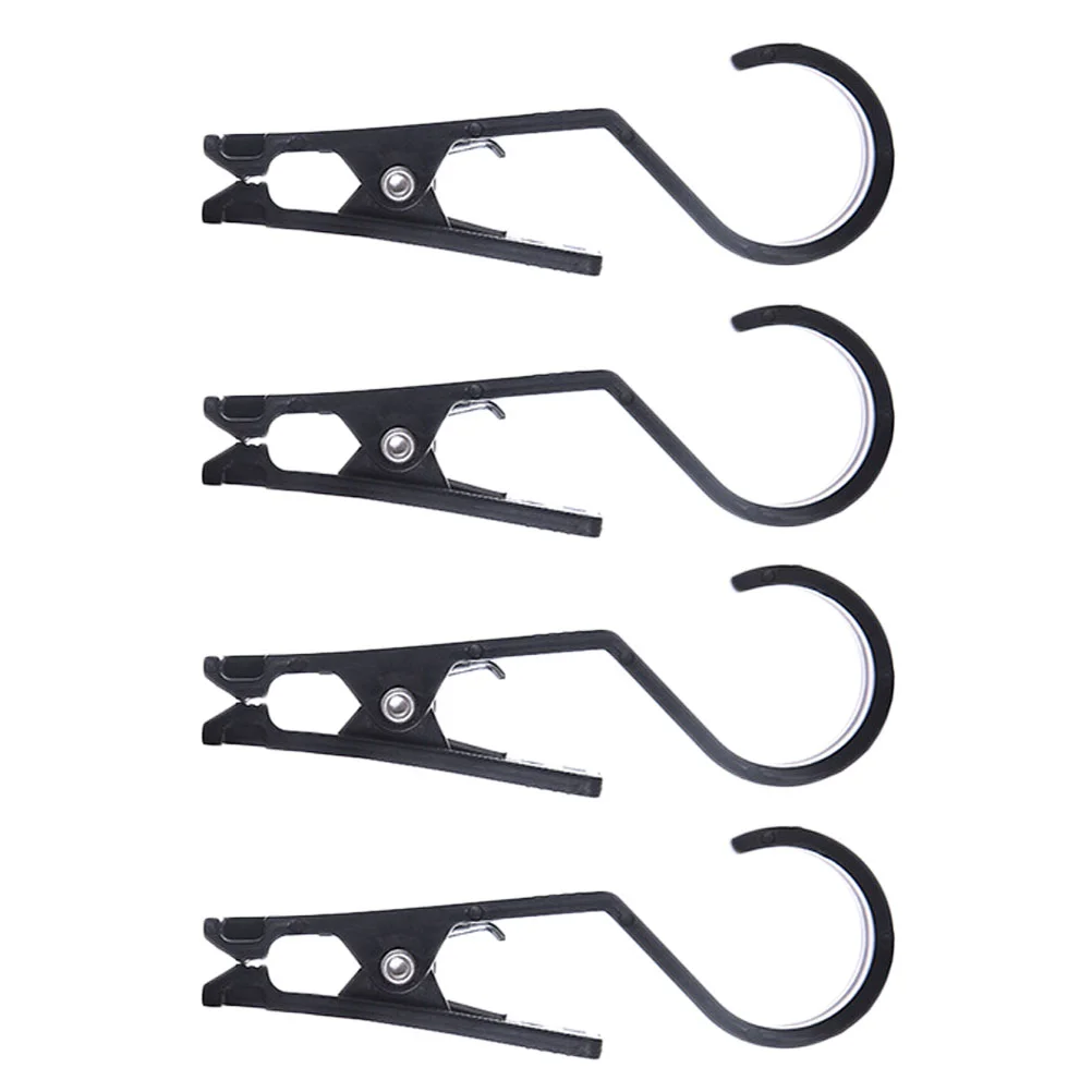 

4 PCS Tent Canopy Clip Anti-skid Multi-function Portable Hanging Clips Hook Clips Curtain Clip for Home Outdoor Bathroom