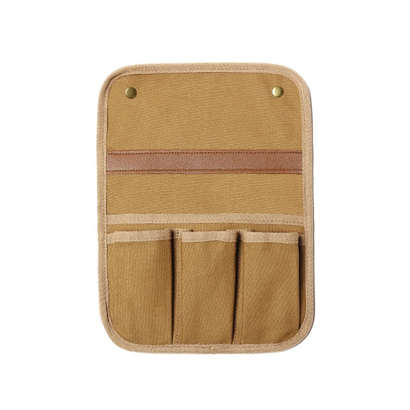

Camping Chair Armrest Storage Bag Canvas Folding Chair Organizer Side Pocket Pouch Bag For Outdoor Camping Picnic Bag