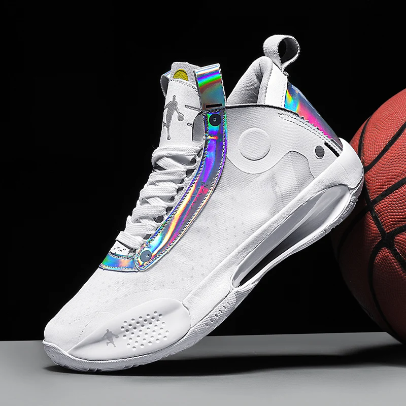 

Fashion Men's Basketball Shoes New Style Breathable Basketball Sneakers Men Non Slip High-Top Sports Shoes Athletic Footwear