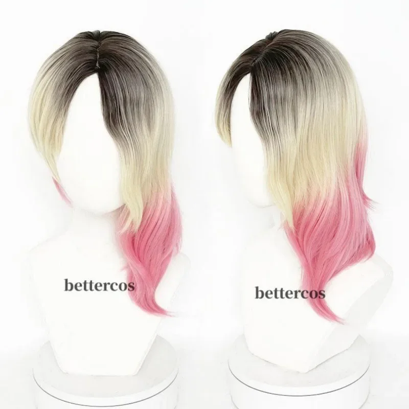 Парик для косплея Gwen Stacy термостойкие синтетические волосы с эффектом омбре