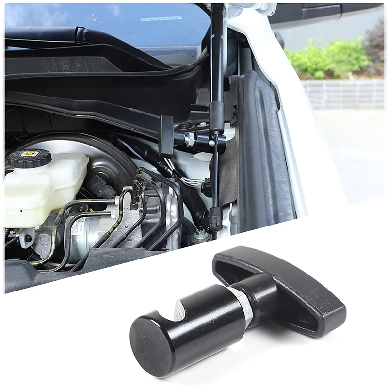 

For Toyota Tundra Sequoia 2022-2023 Alloy Black Blue Car Styling Car Hood Hydraulic Rod Anti-slip Retainer Car Accessories