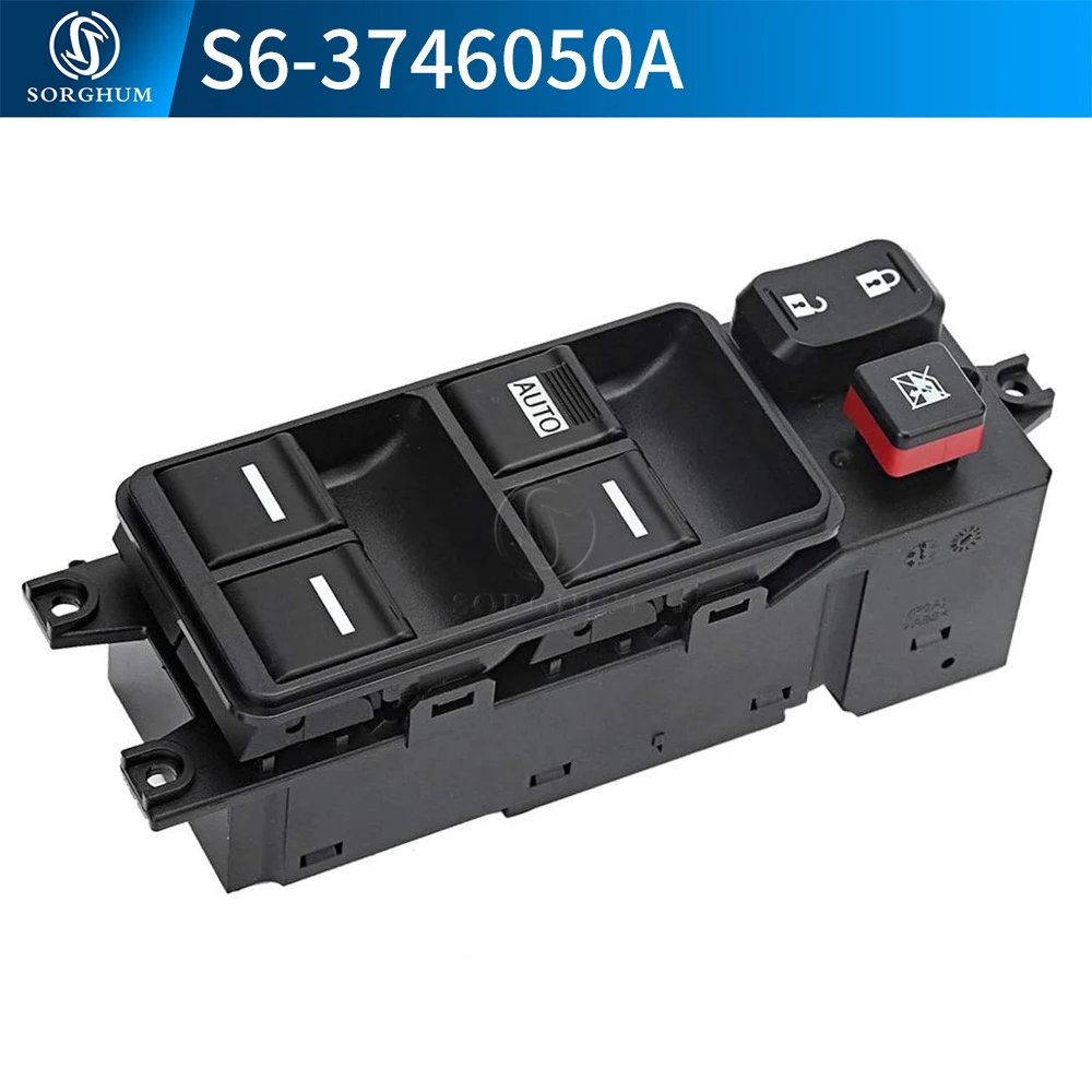 

S6-3746050A левый передний главный переключатель стеклоподъемника с левым рулем для BYD S6 M6 M6-3746500 M63746500 автомобильные аксессуары