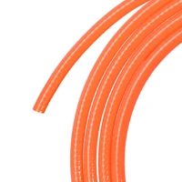 uxcell pneumatic air hose pu braid tube 5mm316idx8mm516odx16 4ft orange for air compressor liquid convey