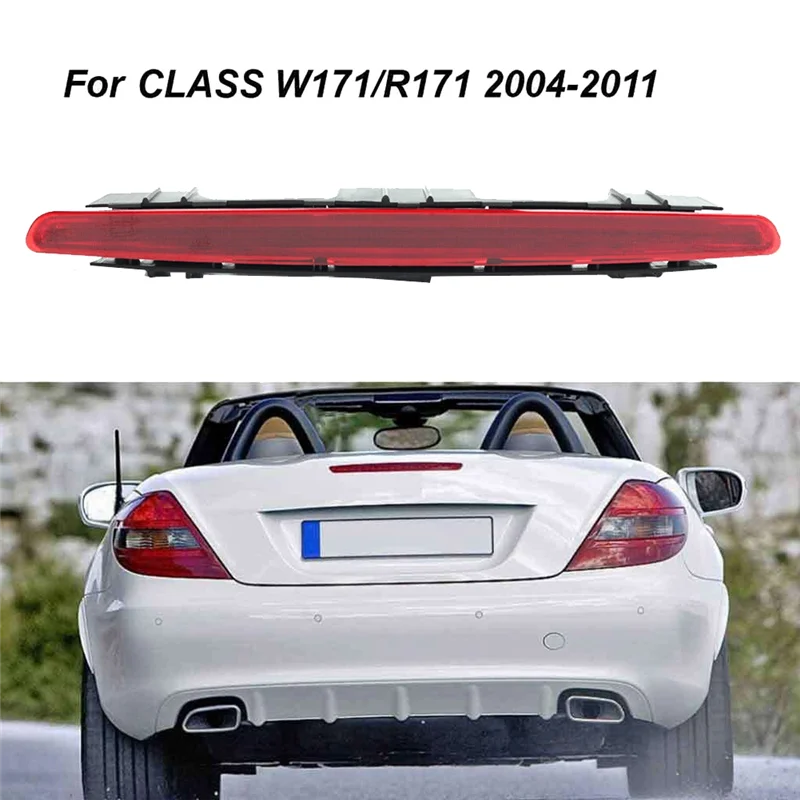 Красный третий 3-й стоп-сигнал задний фонарь багажника для Mercedes Benz SLK W171 R171 Class