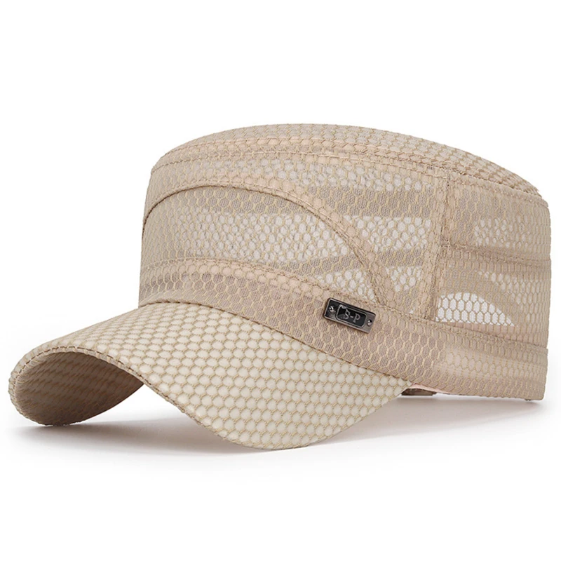 

Outdoor Sports Cap Summer Mesh Breathable Simple Casual Sun Hat Unisex Solid Color Baseball Cap 2023 New