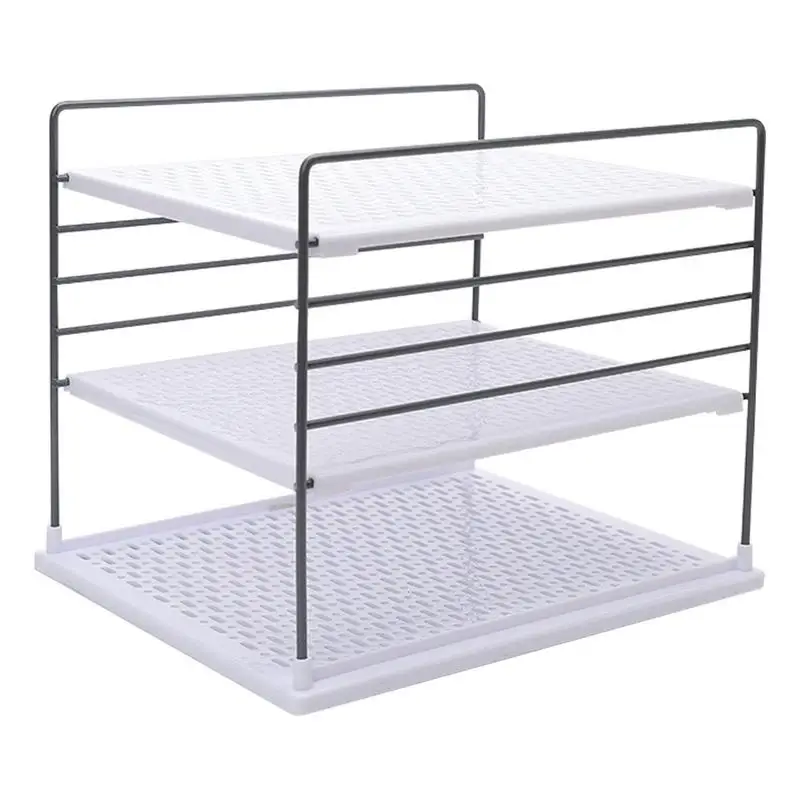 

Kitchen Wrap Storage Rack Detachable Aluminum Foil Organizer Multi-layer Food Wrap Organizer With Filter Hole For Cosmetics