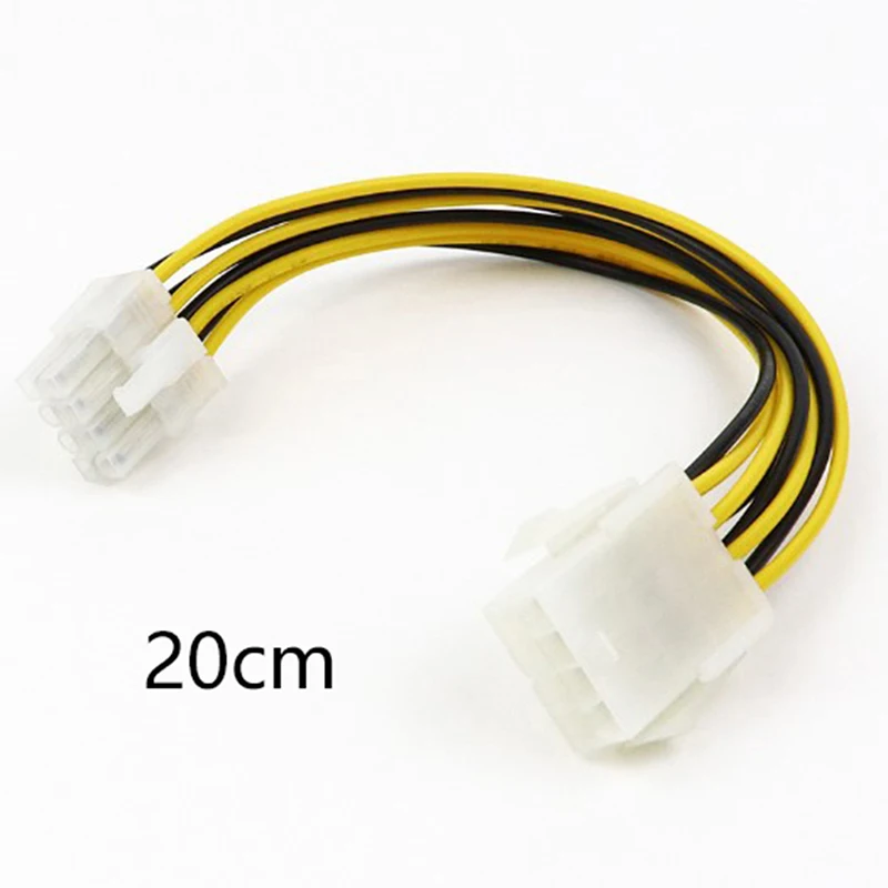 

1pc CPU Power Extension Cord 8pin Power Supply Line Lengthened Power Conversion Adapter Cable 8-pin Motherboard Power Line