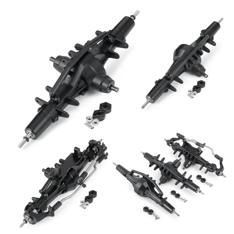 

Complete Front/Middle/Rear 6X6 Axle For Axial Scx10 90021 90027 90028 RC 1/10 Crawler