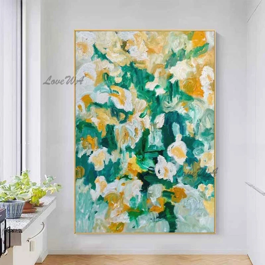

Frameless Wall Art Decoration Canvas Handmade Abstract Oil Painting Living Room Home Interior Decor Accessories Modern Picture