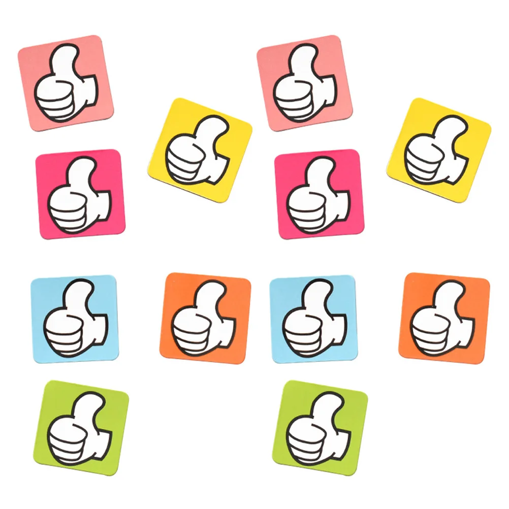 

120pcs Reward Motivational Magnetic Stickers Thumb Printed Motivational Labels
