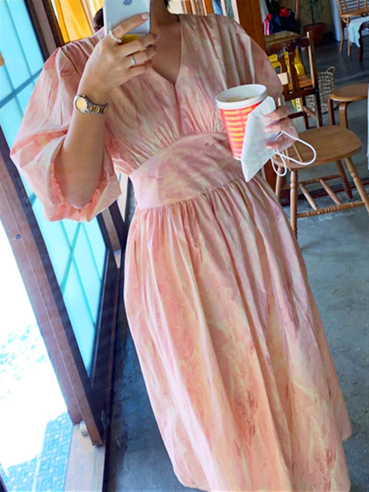 

Spring Lace Embroidery Dress Autumn High Waist 2022 Boho Luxury A-Line Vintage Runway Party Dresses Women Long Sleeve Elegant