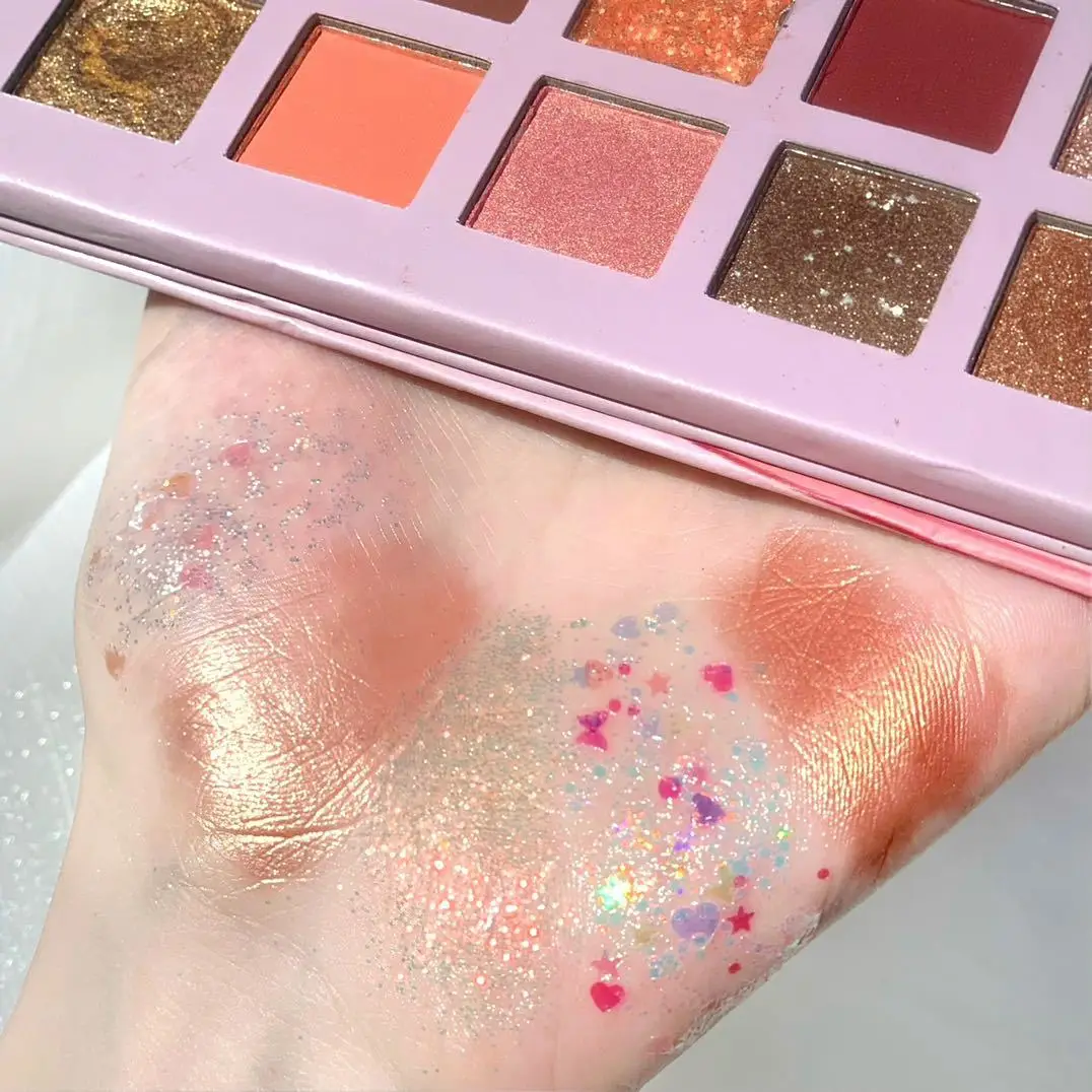 Тени для век MB 42 Цвета s планшетофон глаз с матовыми жемчужинами и блестками милая