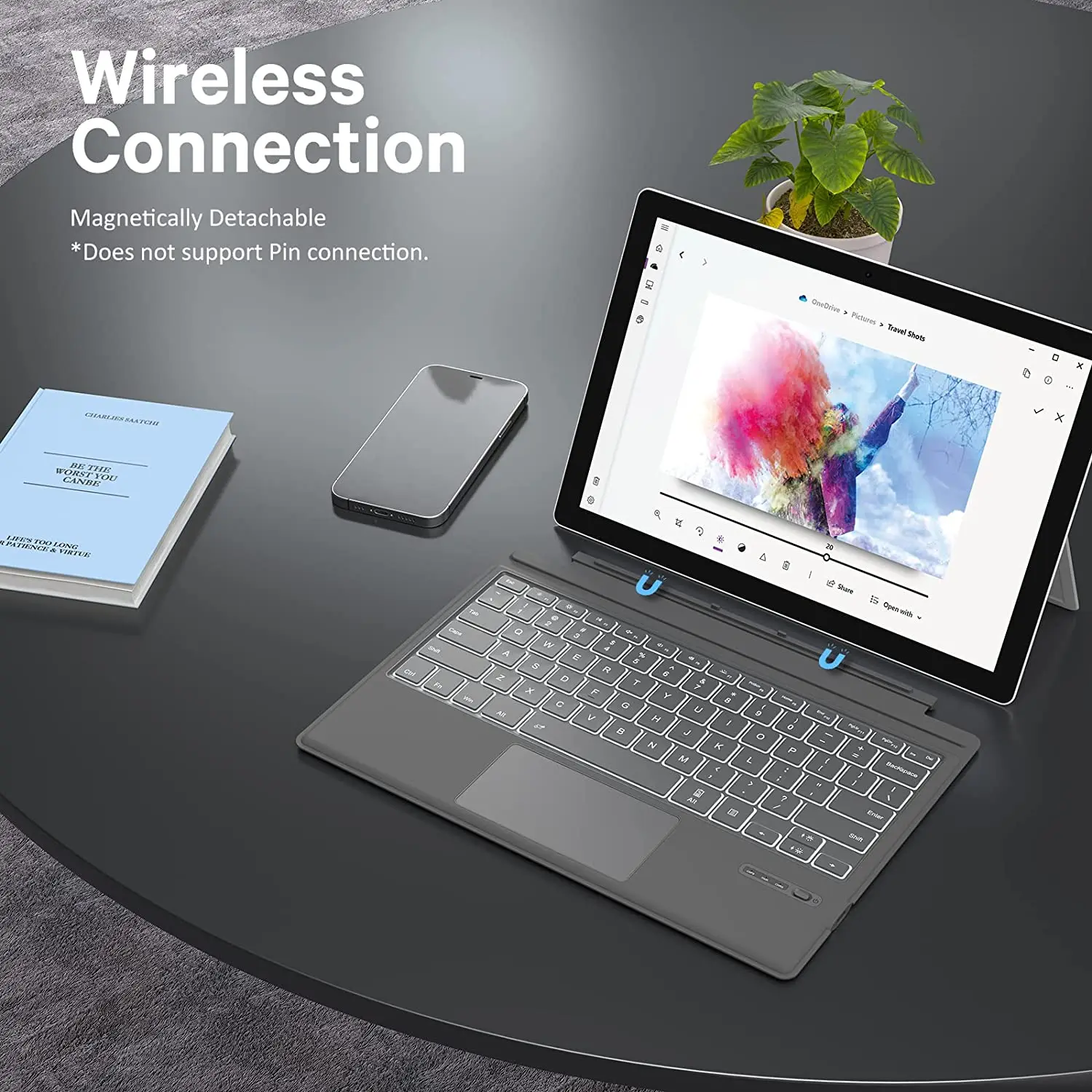 Чехол с Bluetooth-клавиатурой для Microsoft Surface Pro 7 / 6/ 5 4 /Pro 3 |