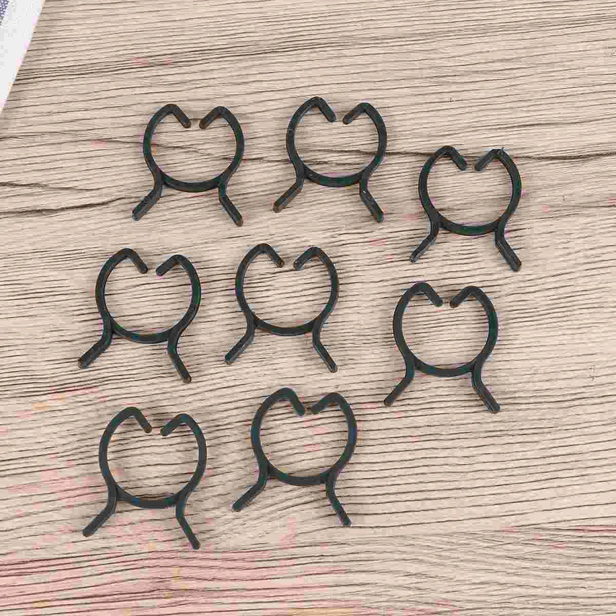 

100 Строительные зажимы для овощей, зажимы в форме божьей коровки для сада, цветов, фиксированные зажимы для растений, зажимы для поддержки ло...