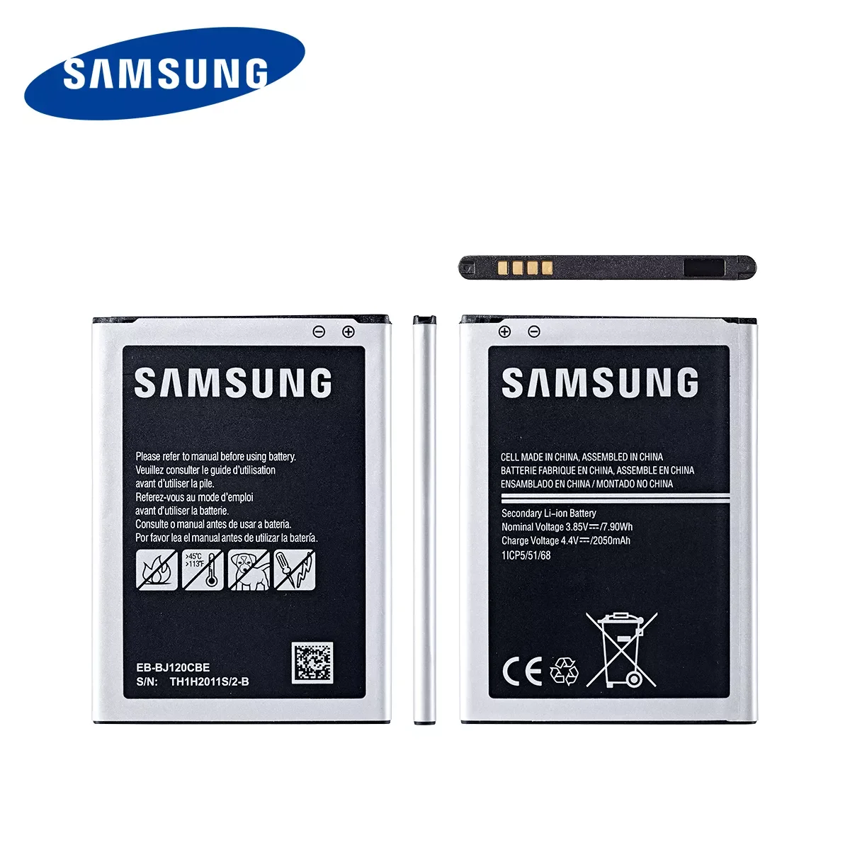 

Orginal EB-BJ120CBE EB-BJ120CBU 2050mAh Battery For Samsung Galaxy Express 3 J1(2016) J120 J120F J120A J120H J120T