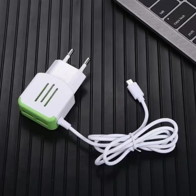 

Carregador Smart Micro USB V8 Rápido 3.6A 2-USB