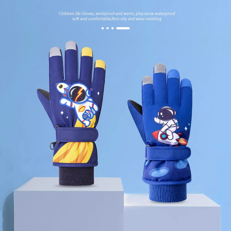 

Зимние лыжные перчатки, детские водонепроницаемые теплые перчатки для катания на лыжах, сноуборде, мальчике, детские перчатки для катания на открытом воздухе, велоспорта, альпинизма