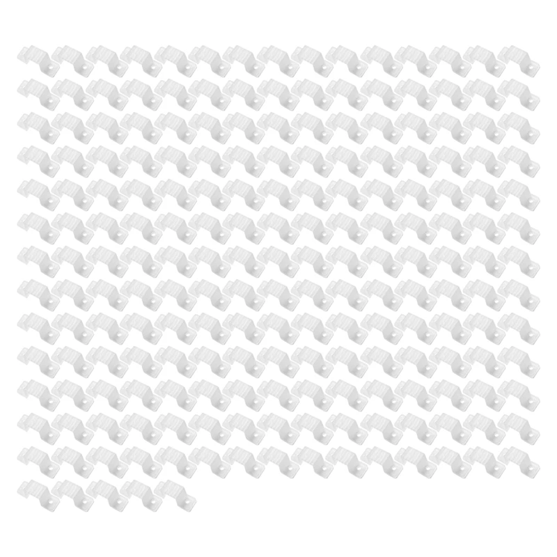 

Led Light Strip Mounting Clip 5730 / 2835 / 5050 Mounting Holder Translucent Snap (Width: 17Mm, 200 Pieces / Package)