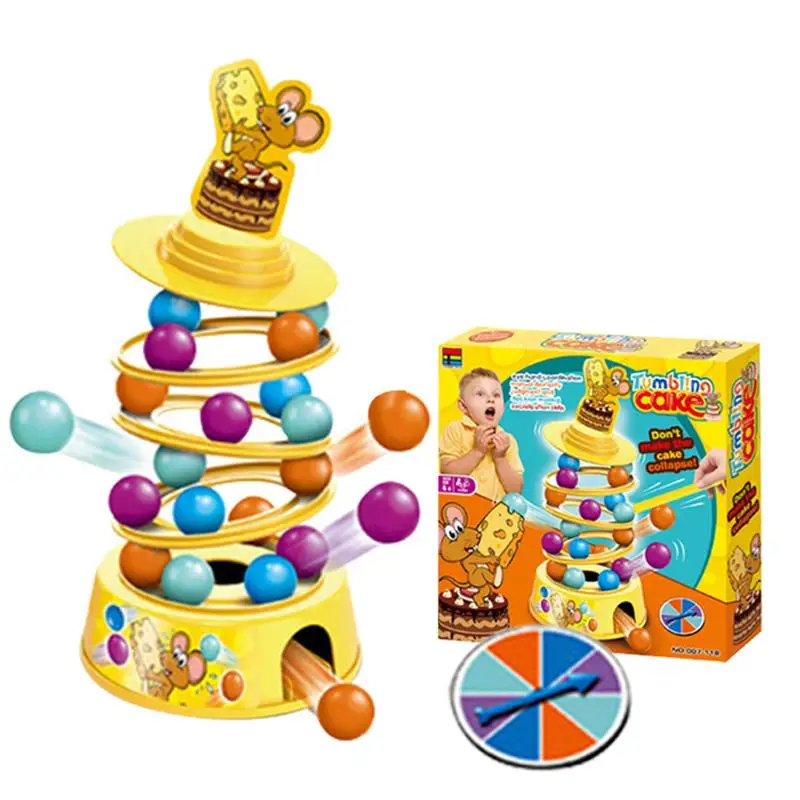 

Balance Stacking Toys Stacking Board Game For 2 Players Game Tumbling Tower Montessori Toys For Enhance Hands-on Ability And