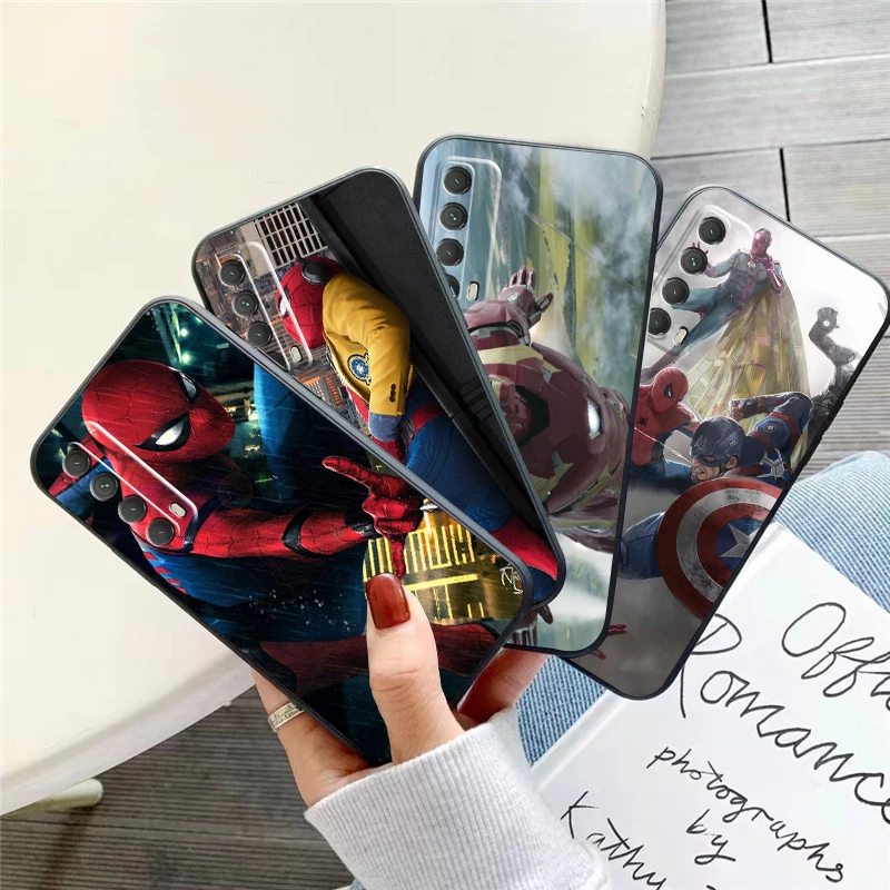 

Marvel Trendy People Phone Case For Huawei P Smart Z 2019 2021 P20 P20 Lite Pro P30 Lite Pro P40 P40 Lite 5G Black