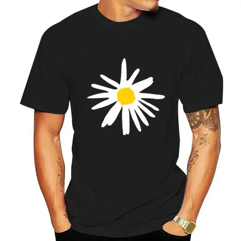 

JCGO Summer Women T Shirt S-5XL Plus Size Cotton Cartoon Flower Print Short Sleeve Women Tees Top Casual O-Neck Female TShirt